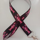 Lobster print lanyard / ID holder / badge holder