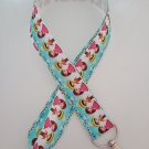 Mexican girl and boy / mardi gras lanyard / ID holder / /badge holder