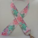 Octopus and seal pastel lanyard / ID holder / /badge holder
