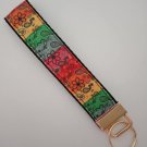 Paisley print key fob wristlet Paisley print key fob wristlet