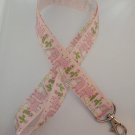 Pink llama / apaca lanyard / ID holder / badge holder