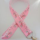 Pink pony lanyard / ID holder / badge holder