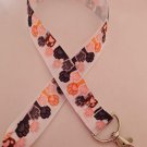Animal paw print lanyard / ID holder / badge holder