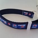 Dog collar large with Pepsi soft drink print