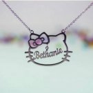 Necklace Custom Name Hellokitty Design