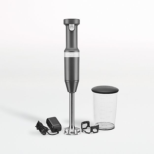 KitchenAid Variable-Speed Cordless Hand Blender - Charcoal Gray