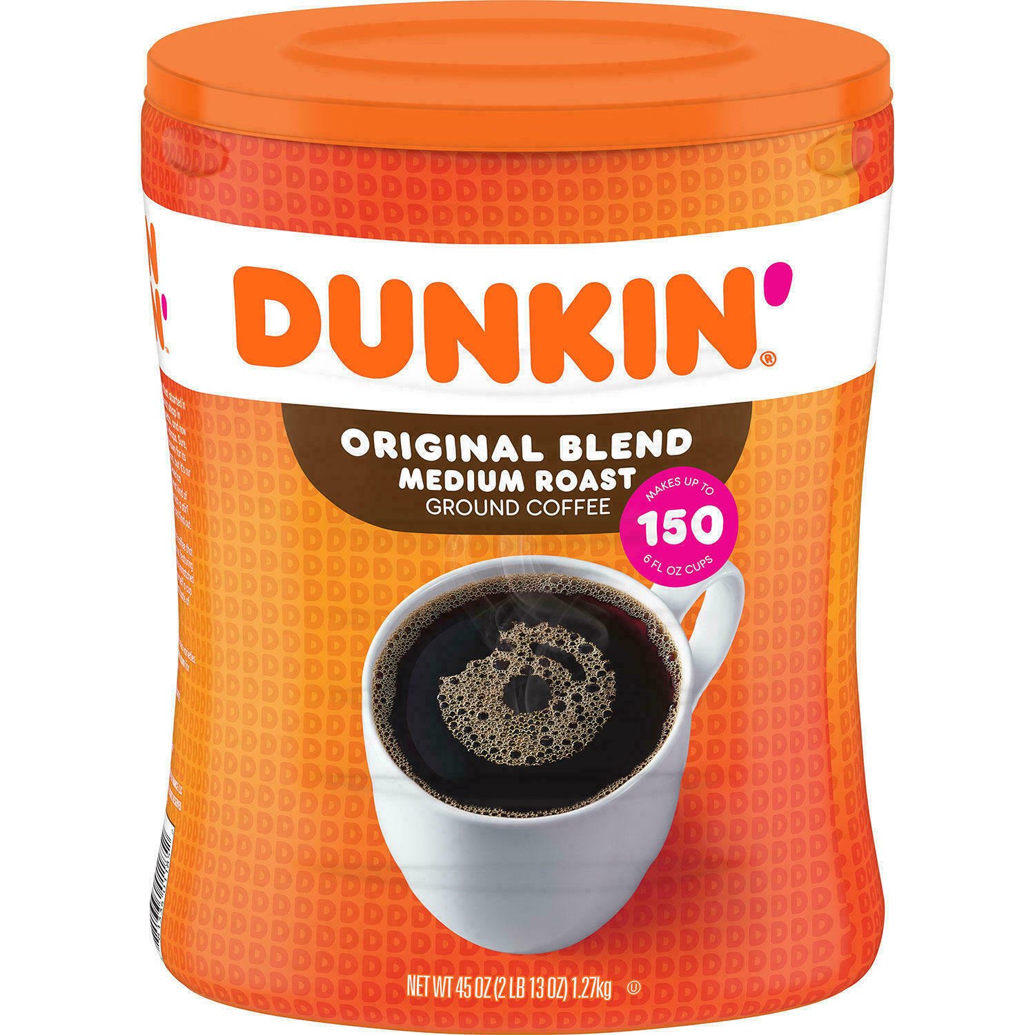 Dunkin Donuts Original Blend Ground Premium Arabica Coffee Medium Roast