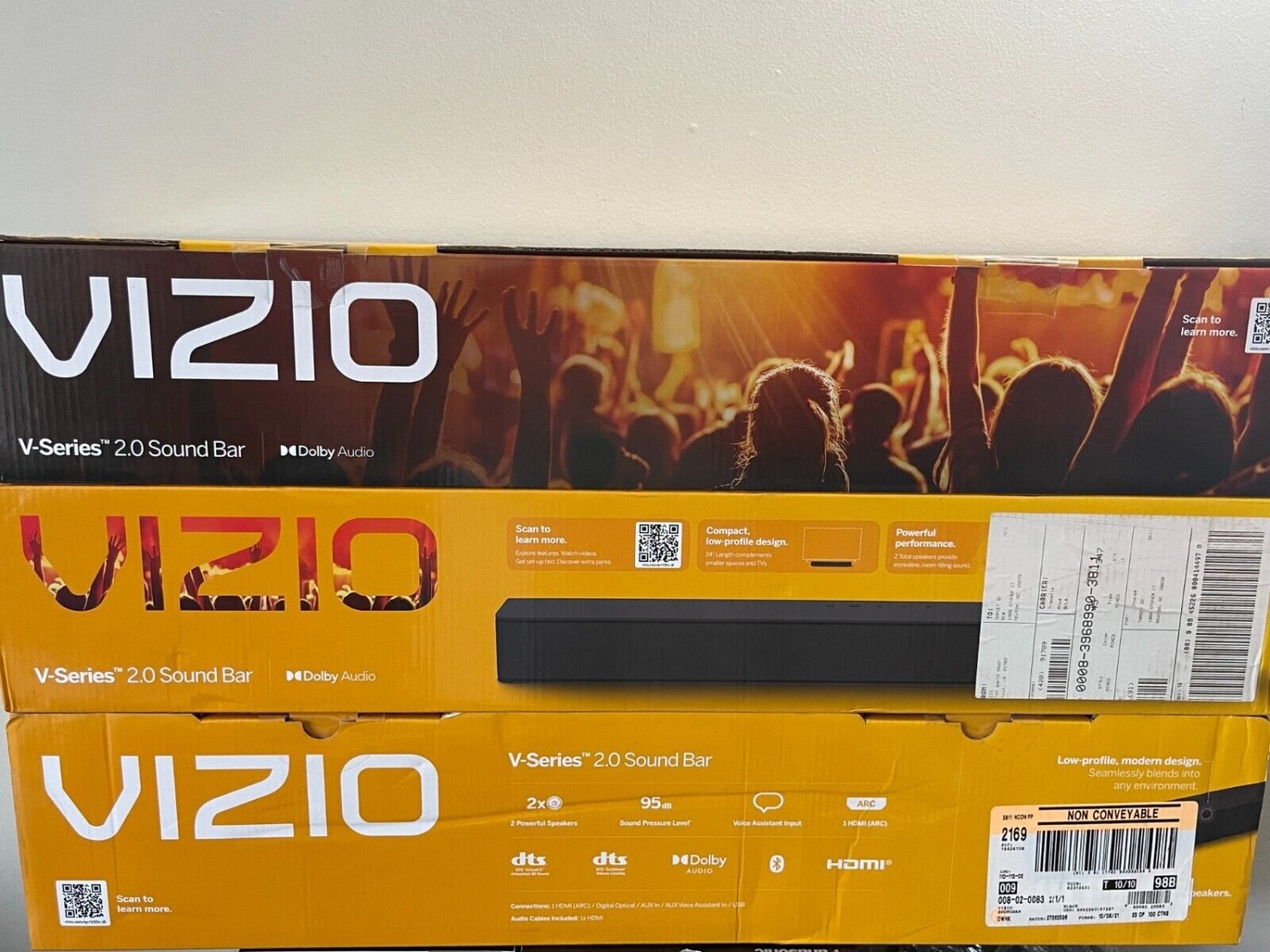 VIZIO 2.0 Channel Bluetooth DTSX Compact Home Theater Sound Bar V20x
