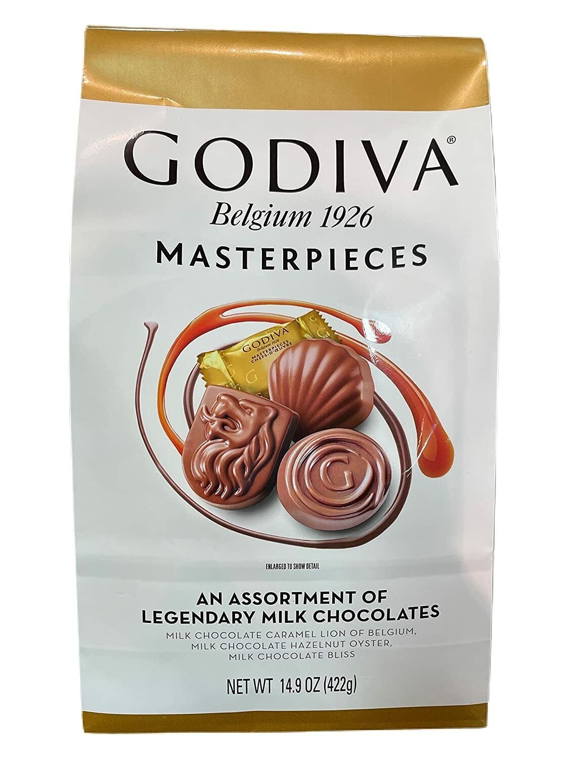 2 x Godiva Masterpieces Assortment of Legendary Milk Chocolate Caramel
