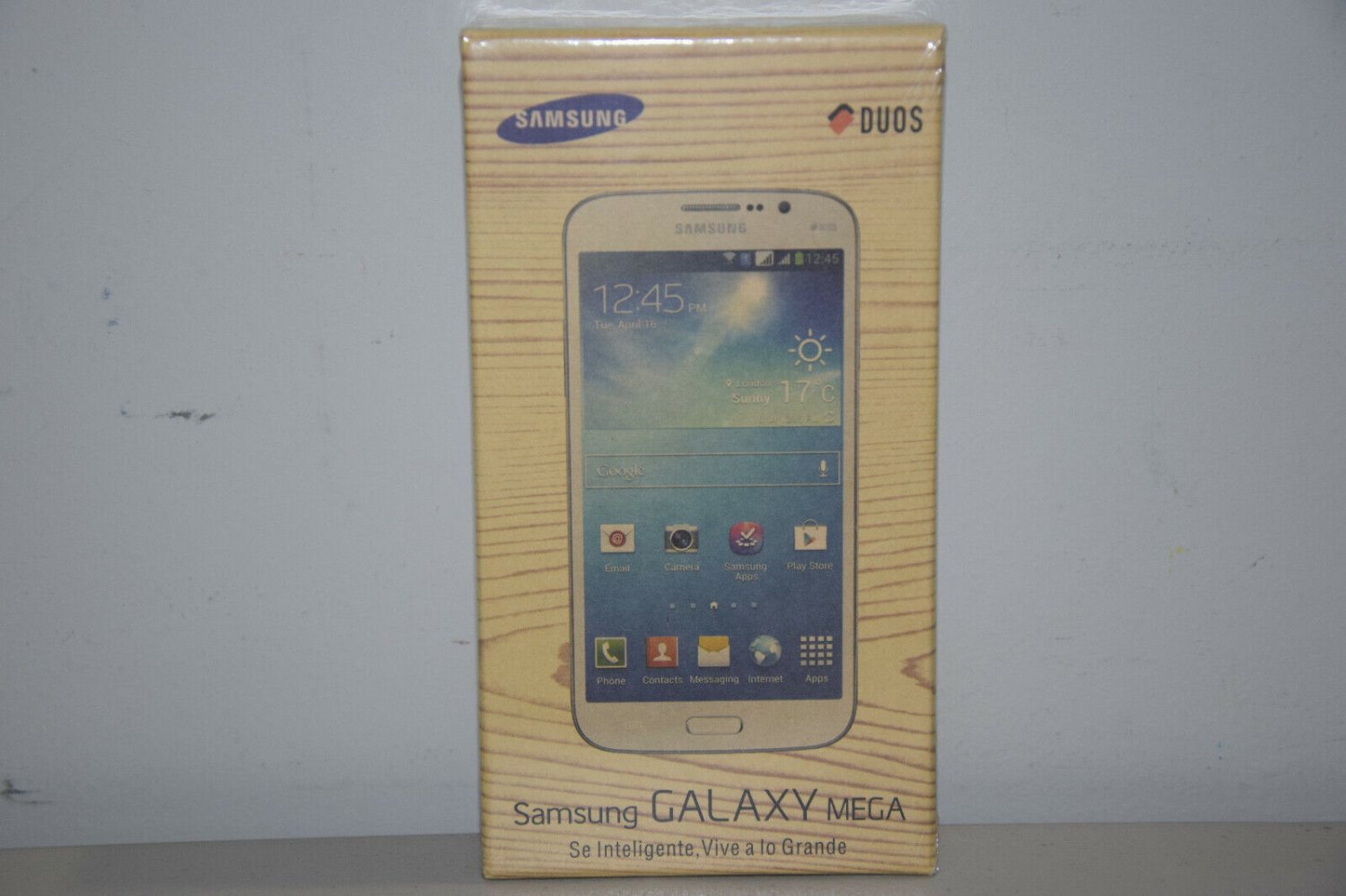 Samsung Galaxy Mega 5.8 GT-I9152 Dual SIM White 8GB Unlocked GSM Smartphone HSPA