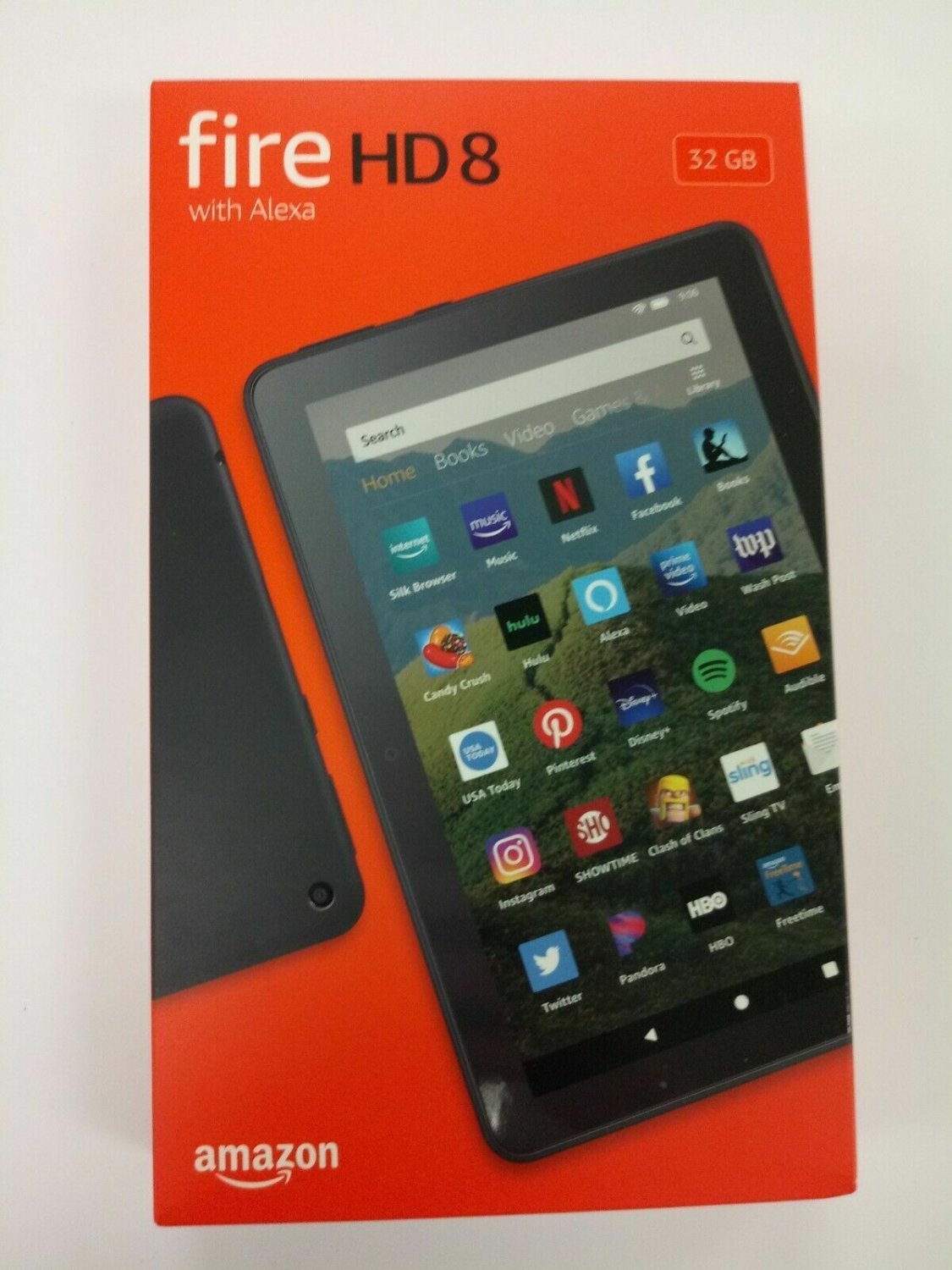 Amazon Fire HD 8 10th Generation 32 GB, Wi-Fi, 8in - Black  (with Special Offer)