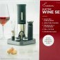 Rabbit 8 Piece Electric Wine Opener Set Foil, Cutter, Aerator, Stopper, Recharge