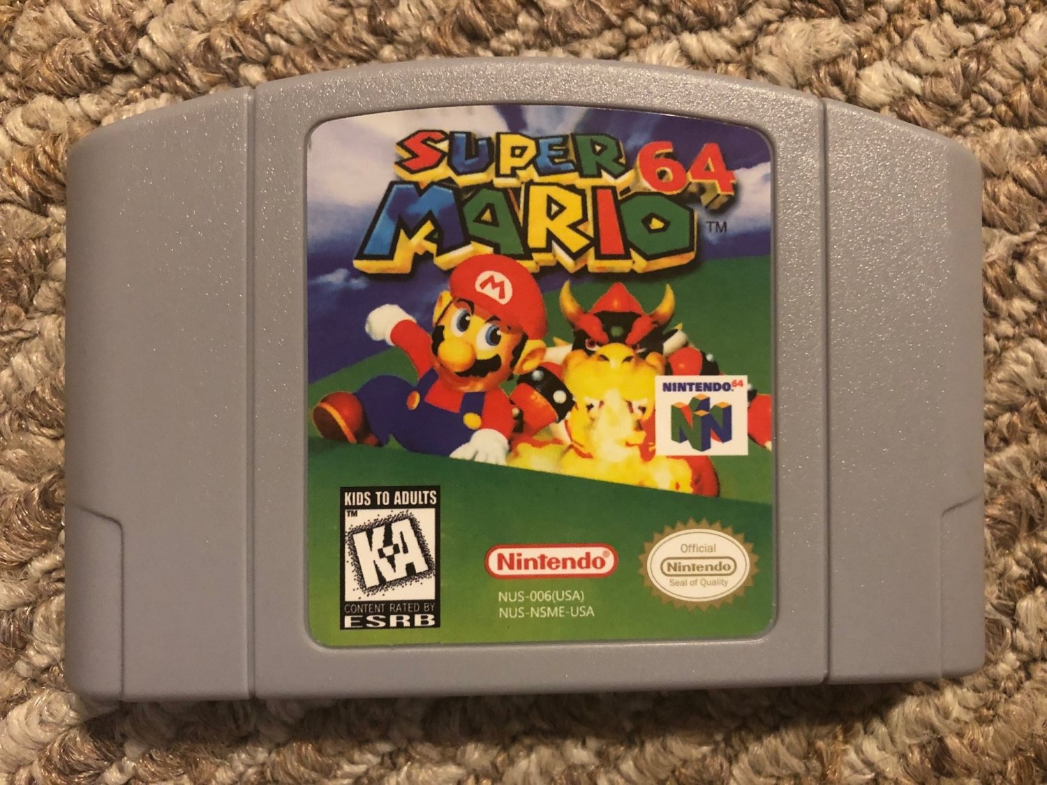 Super Mario 64 Nintendo 64 N64 Video Game.