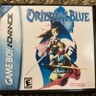Oriental Blue Nintendo Game Boy Advance GBA Video Game. Gameboy