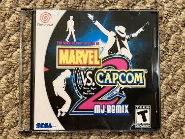 Marvel vs Capcom 2 MJ Remix Fan Made Sega Dreamcast Video Game. Read Description!