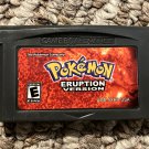 Pokemon Eruption Nintendo Game Boy Advance GBA Video Game. Gameboy
