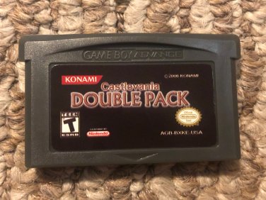 Castlevania Doublepack Nintendo Game Boy Advance GBA Video Game. Gameboy