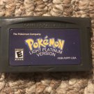 Pokemon Light Platinum Nintendo Game Boy Advance GBA Video Game. Gameboy