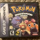 Pokemon Snakewood Nintendo Game Boy Advance GBA Video Game. Gameboy