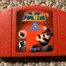 Super Mario 64 Sapphire English Nintendo 64 N64 Video Game. Expansion Pak Required!