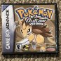 Pokemon Outlaw Nintendo Game Boy Advance GBA Video Game. Gameboy