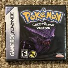 Pokemon Creepy Black Nintendo Game Boy Advance GBA Video Game. Gameboy