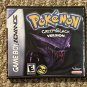 Pokemon Creepy Black Nintendo Game Boy Advance GBA Video Game. Gameboy