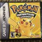 Pokemon Lightning Yellow Nintendo Game Boy Advance GBA Video Game. Gameboy