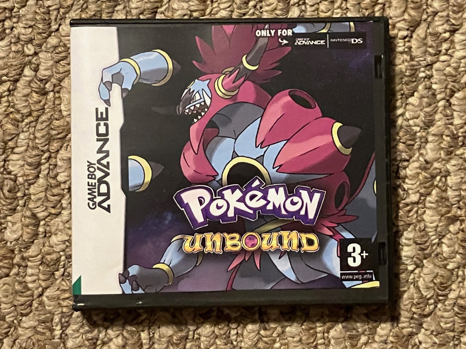 Pokemon Unbound Nintendo Game Boy Advance GBA Video Game. Gameboy