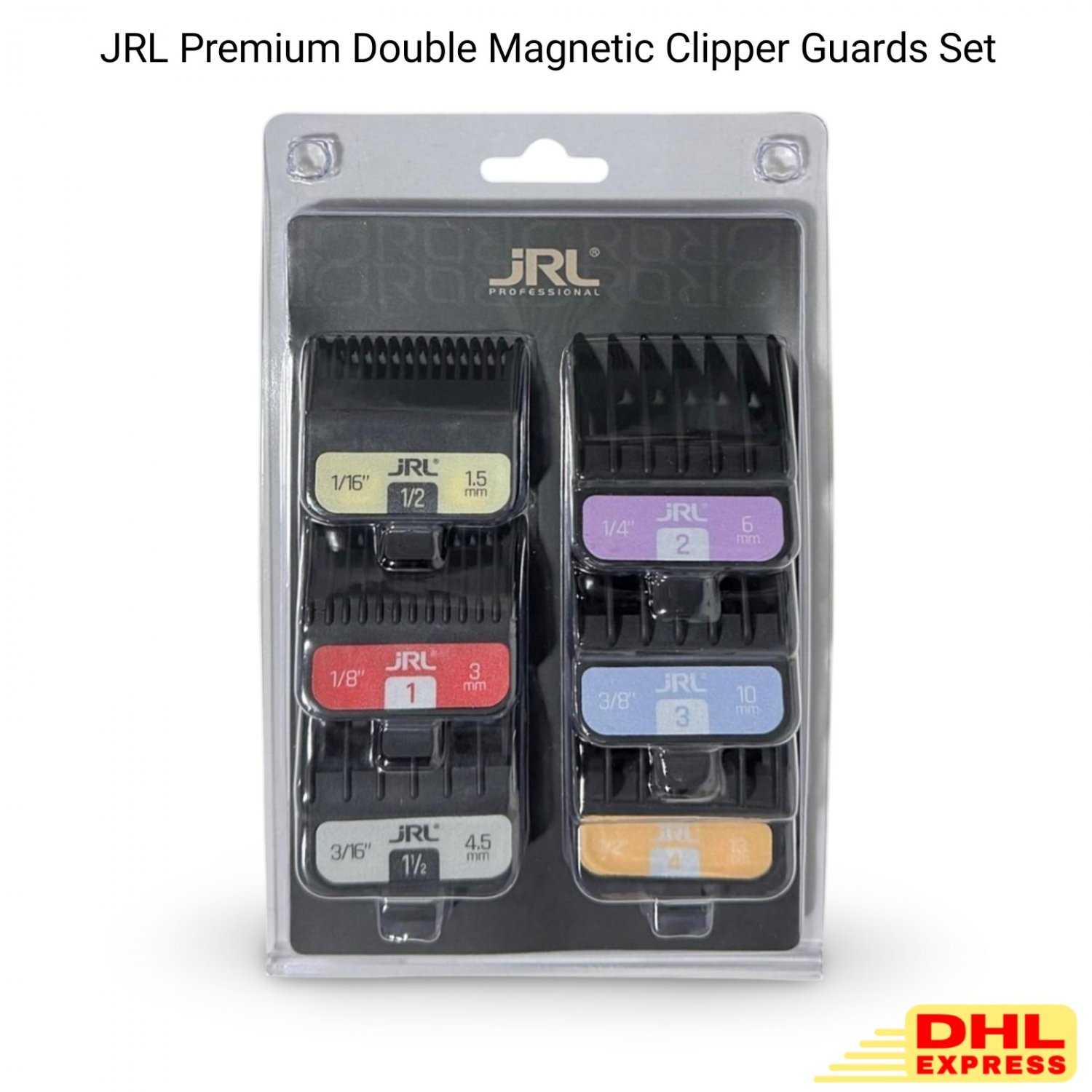 JRL Professional Premium Double Magnetic Clipper Guards Set