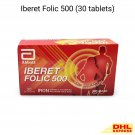 Abbott Iberet Folic 500 (30 tablets) Iron Vitamin C & B Complex Supplement Abbott Iberet Folic 500 (30 tablets) Iron Vitamin C & B Complex Supplement