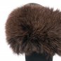 Brown woman fur slides, handmaded size 8 US / 38 EU
