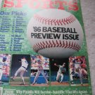 April 1986 Inside Sports Magazine Baseball Preview Marlboro Advertisements