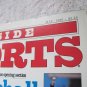 May 1986 Baseball Ratings & Inside Stuff Sports Magazine Special Advertisements