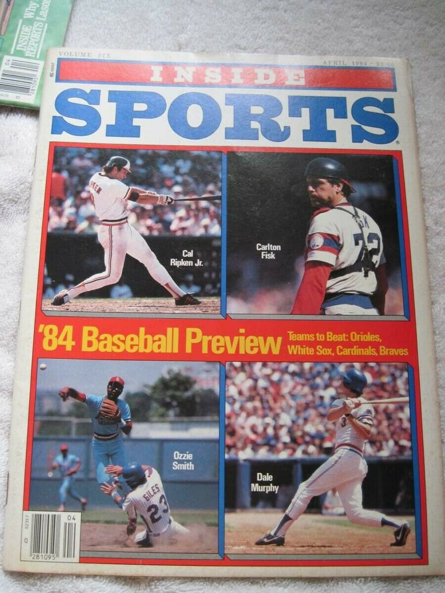 April 1984 Volume 6 Baseball Preview Inside Sports Magazine Advertisements 02357