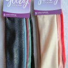 5 Goody Ouchless Comfort Cozy Headwraps Soft Wide Fabric Hair Head Bands Glitter