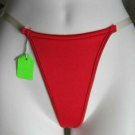 Red Leg Avenue Clear Side Straps Thong Panty One Size Dancer Wear Nylon Spandex