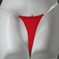 Red Leg Avenue Clear Side Straps Thong Panty One Size Dancer Wear Nylon Spandex