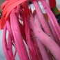 3 Dyed Pink White Bundled Rounded Sticks Wreath Sweet Garden Spring Shop Craft