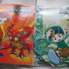 2 Digimon 3 Hole Folders Japanese Animation Anime School Digital Monsters 1999