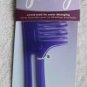 Goody Purple Plastic Frame Handle Curved Wide Teeth Detangling Hair Comb Wet Dry