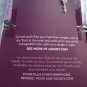 Goody Purple Plastic Frame Handle Curved Wide Teeth Detangling Hair Comb Wet Dry