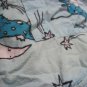 Joe Boxer Small Long Sleeve Collared Button Pajama Top 100% Cotton Cow Over Moon