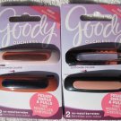 2 Goody Ouchless Plastic Stay Put Secure Fit Hair No Metal Barrettes Customize
