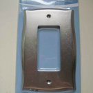 Brainerd Single Decorator Lylah Outlet Light Switch Covers Vintage Nickel Silver