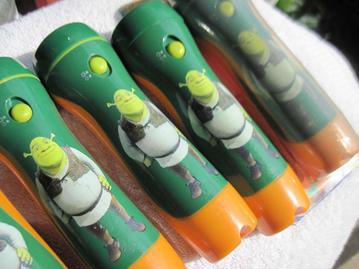 Dreamworks' Shrek Ultra Bright Flashlight Torch Flash Light Orange ...