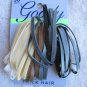 30 Goody Secure Hold Flat No Metal Elastics Wide Silicone Hair Bands Java White