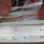 30 Goody Secure Hold Flat No Metal Elastics Wide Silicone Hair Bands Java White