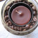 Home & Garden Party Morning Coffee Scented 22oz Clear Glass Jar Candle Unused