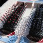 Annie Rubberized Soft Grip Vented Vent Hair Brush Red Blue Simple Basic Plain